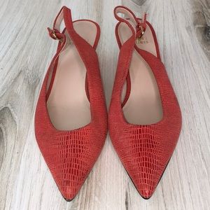 Stuart Weitzman Kitten Heels - Red